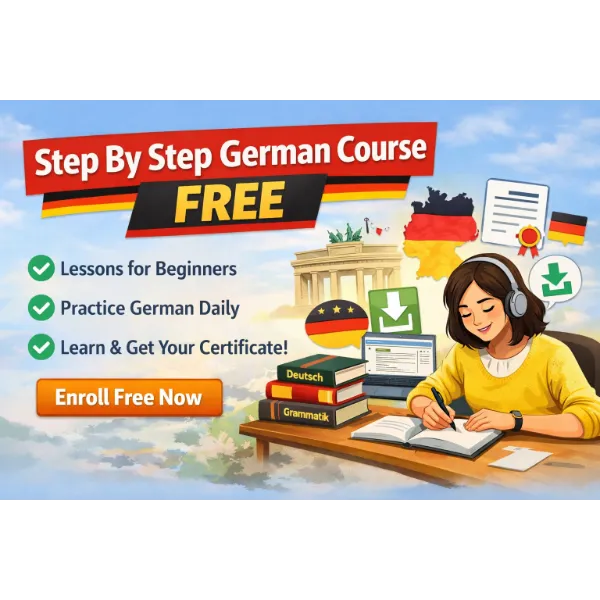 step by step german course free