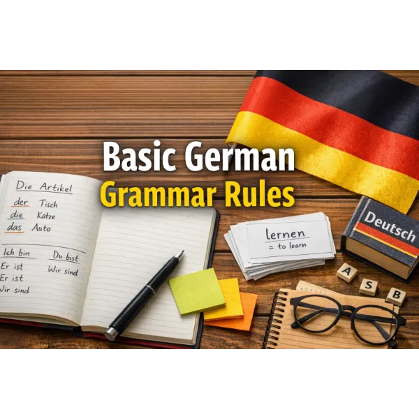 basic german grammar rules