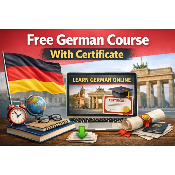 free german course with certificate