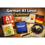 german a1 level explained