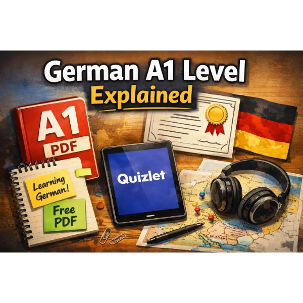 German A1 Level Explained - Nerdy Course