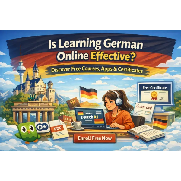 is learning german online effective