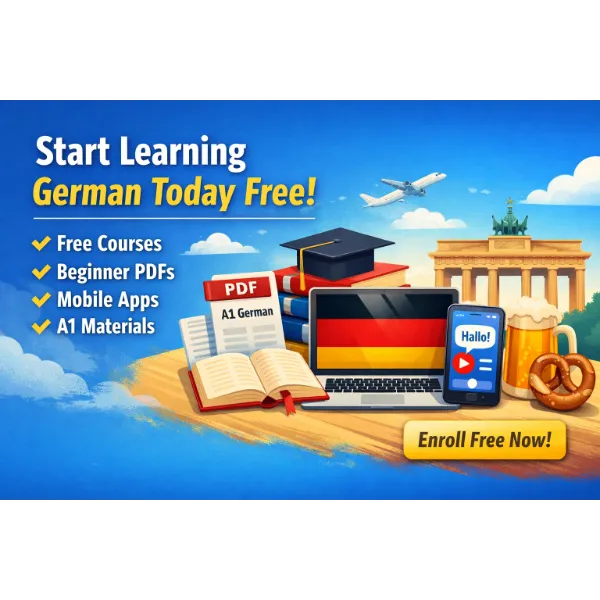 start learning german today free