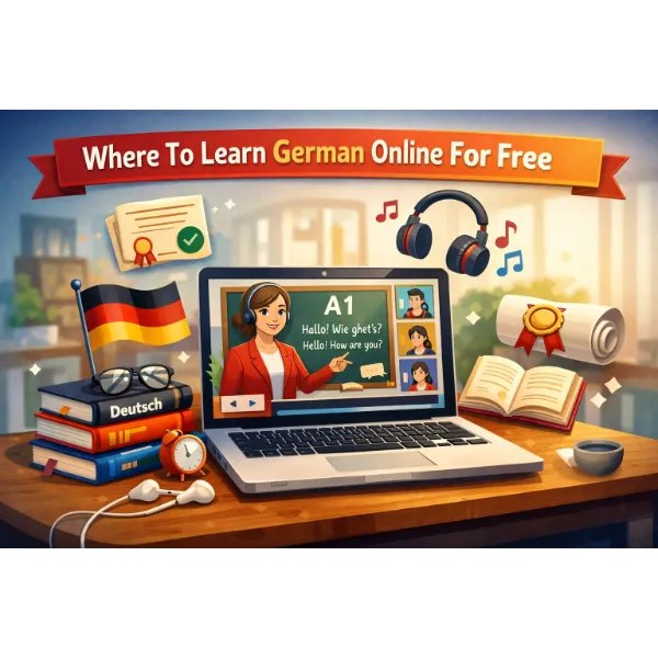 where to learn german online for free
