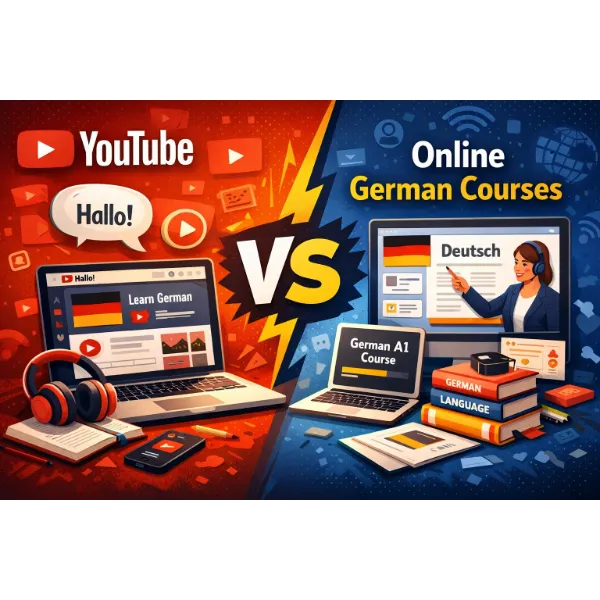 youtube vs online german courses
