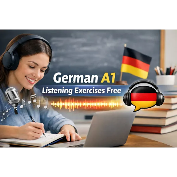 german a1 listening exercises free