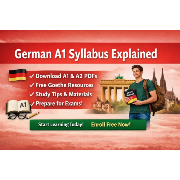 german a1 syllabus explained