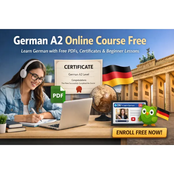 german a2 online course free