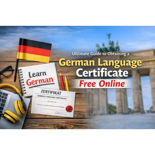 german language certificate free online