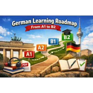 german learning roadmap from a1 to b2