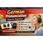 german pronunciation rules for beginners