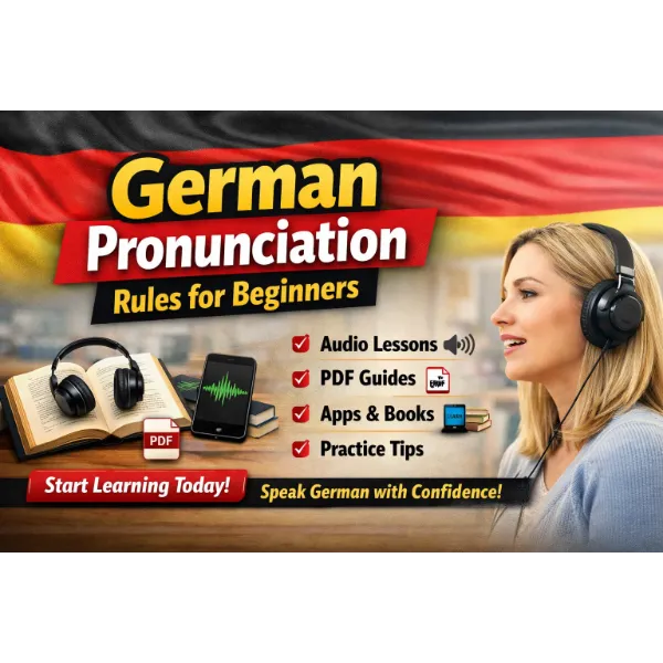 german pronunciation rules for beginners