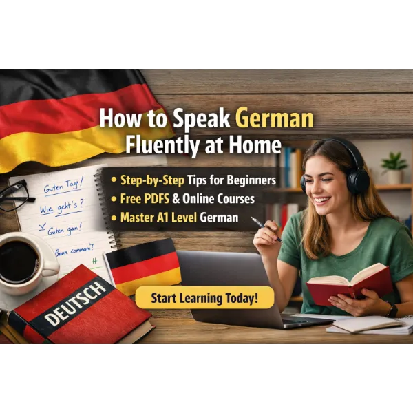 how to speak german fluently at home