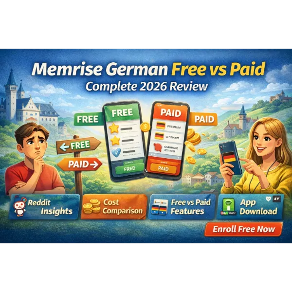 memrise german free vs paid