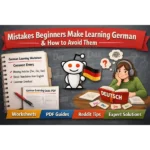 mistakes beginners make learning german