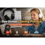 slow german listening practice